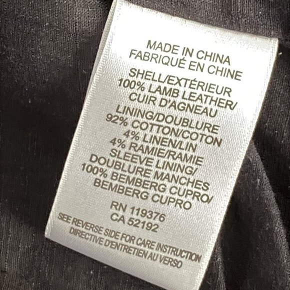 Helmut Lang Leather Moto Jacket Army Green Coat Jacket w/hook  S - Picture 8 of 9